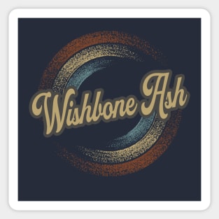 Wishbone Ash Circular Fade Sticker